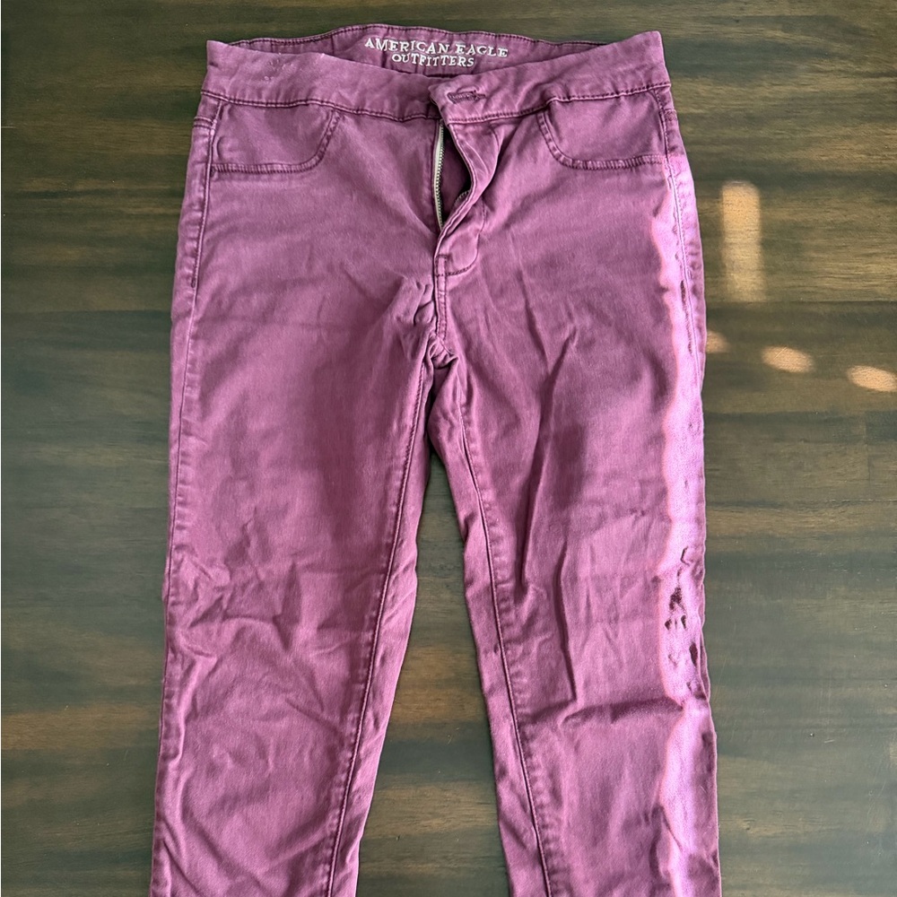 American Eagle Outfitters Women's Plum Jeggings